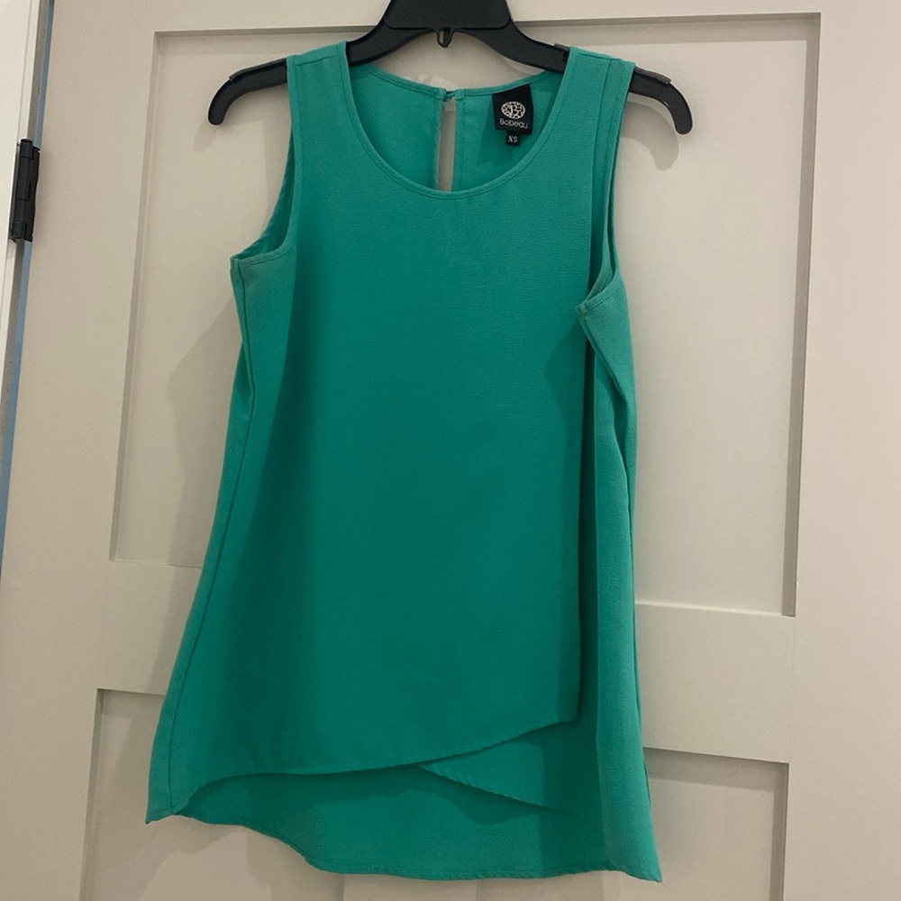 Teal green/blue top